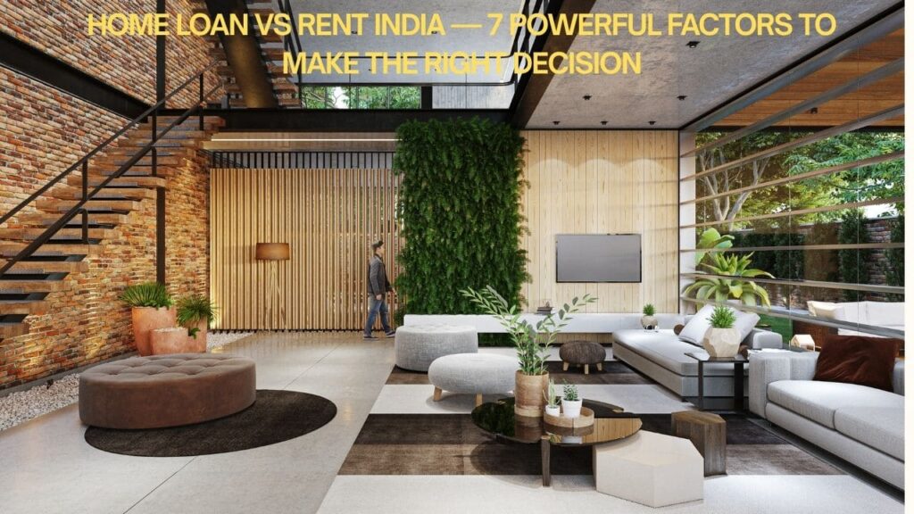 Buy vs rent decision flowchart India 2026